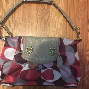 A beautiful pink Coach purse!